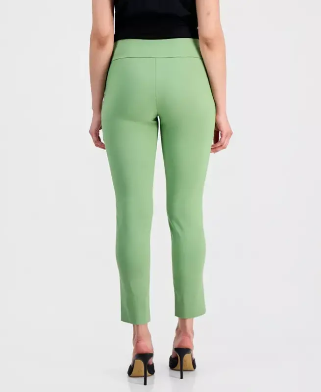 Mid-Rise Petite Tummy-Control Skinny Pants, Petite & Petite Short, Created for Modazone - Sweet Pea - 3
