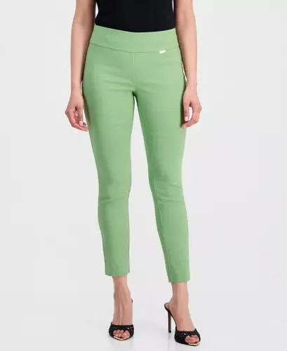 Mid-Rise Petite Tummy-Control Skinny Pants, Petite & Petite Short, Created for Modazone - Sweet Pea - 1