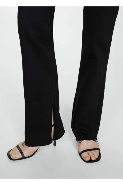 Mid-Rise Slit Straight Leg Jean - 6