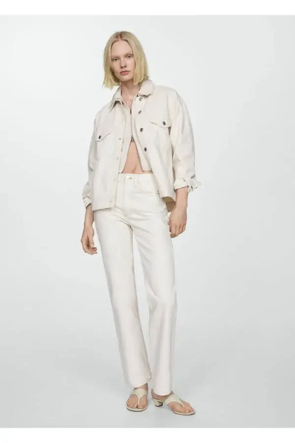 Mid-rise straight leg jean - 2