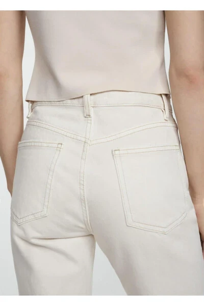 Mid-rise straight leg jean - 5