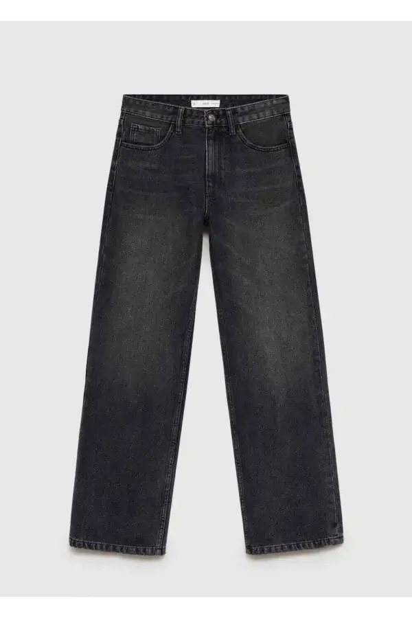 Mid Rise Straight Leg Jean - 3