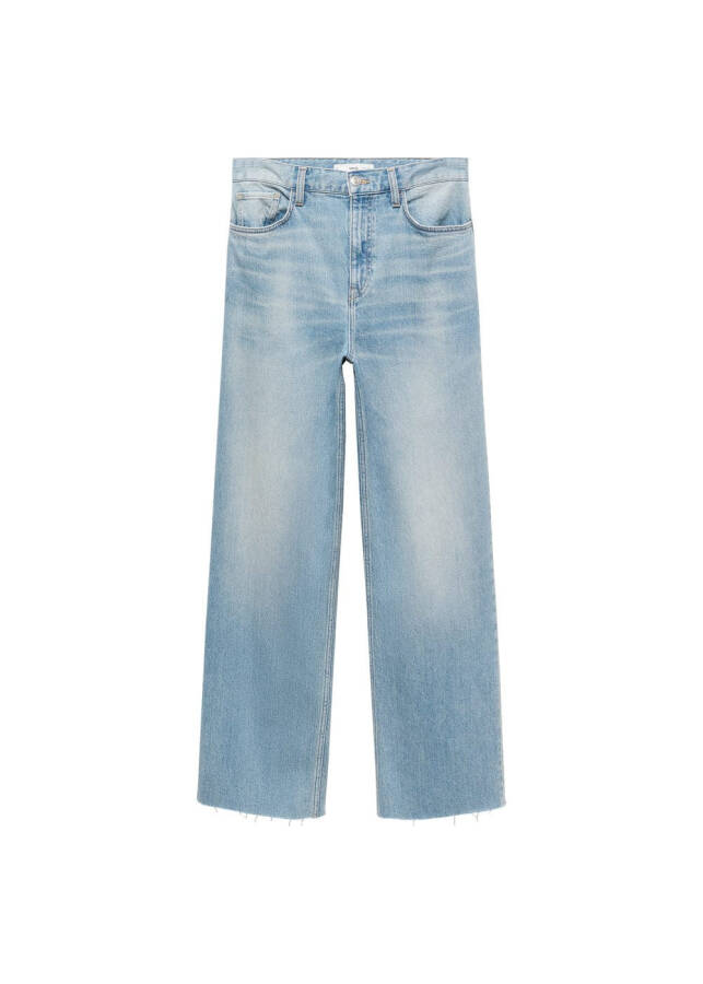 Mid-rise, straight leg jeans - 15