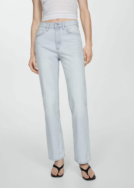 Mid-rise, straight leg jeans - 11