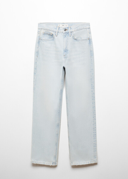 Mid-rise, straight leg jeans - 2