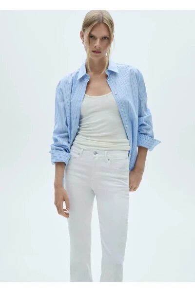 Mid-waist flare jeans - 1