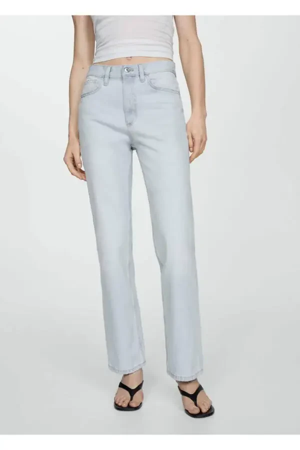 Mid waist regular fit jeans - 1