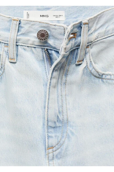 Mid waist regular fit jeans - 6