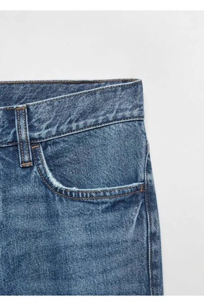 Mid waist straight cut jeans - 3