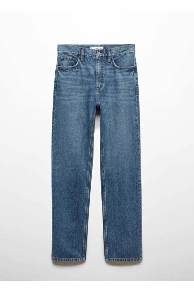Mid waist straight cut jeans - 6