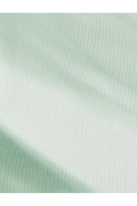 Midi Bodycon Ko'ylak Qisqa Yengli Velosiped Yoqali Yirtqichli - 6
