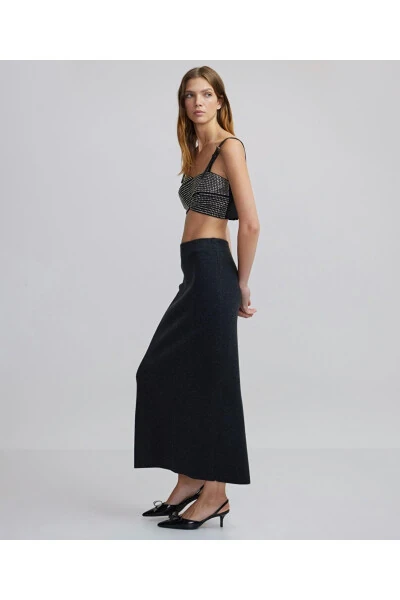 Triko midi etek - İPEKYOL (1)