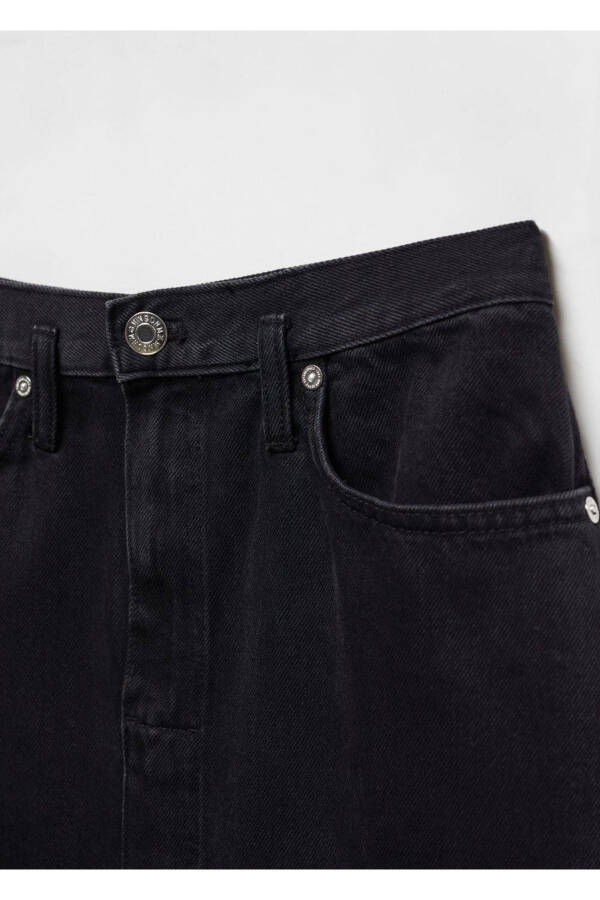 Midi Denim Skirt - 7