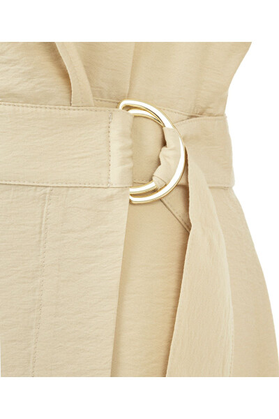 Midi dress with a crossover neckline - 4
