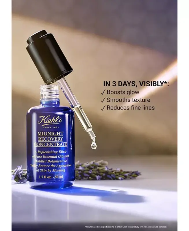 Midnight Recovery Concentrate Moisturizing Face Oil, 0.5-oz.-0.50 oz - 2