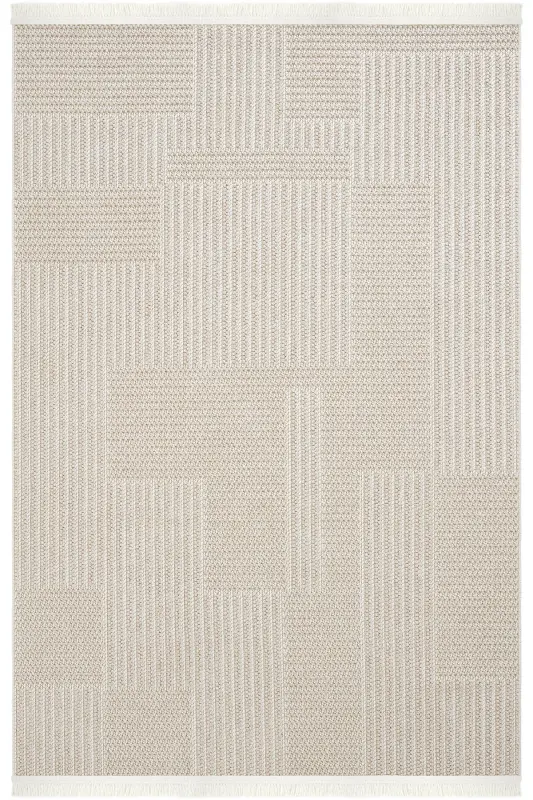 Mikasa Bej Bukle Halı Yumuşak Kabartmalı Dört Mevsim Yatak Odası Ev Oda Oturma Odası Salon Halısı-Bej Beyaz 1 - 1