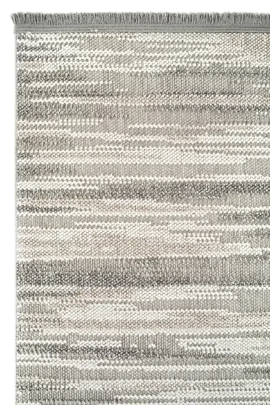 Mikasa Mks 01 Gray White Soft Touch Carpet Rug Living Room Hallway Cut Runner Weaving Machine Carpet-Gray White - 5