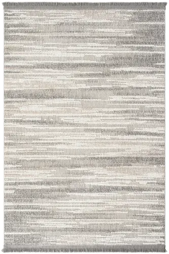Mikasa Mks 01 Gri Beyaz Yumuşak Dokulu Halı Kilim Salon Koridor Kesme Yolluk Dokuma Makine Halısı-Gri Beyaz 