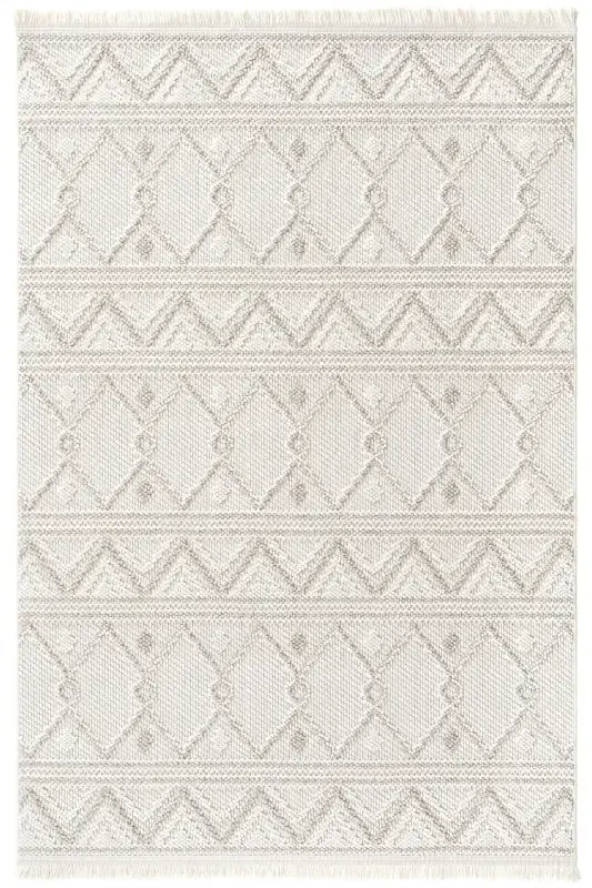 Mikasa Mks 03 White Beige Soft Touch Rug Carpet Living Room Hallway Runner Woven Machine Carpet-White Beige 1 - 4