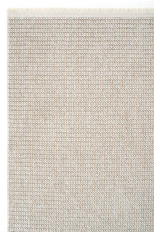 Mikasa Mks Plain Bej Yumuşak Dokulu Halı Kilim Salon Koridor Kesme Yolluk Dokuma Makine Halısı - Bej - 3