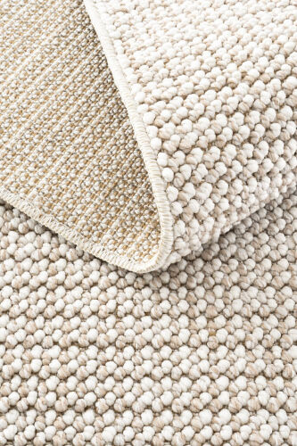 Mikasa Mks Plain Bej Yumuşak Dokulu Halı Kilim Salon Koridor Kesme Yolluk Dokuma Makine Halısı - Bej - 7