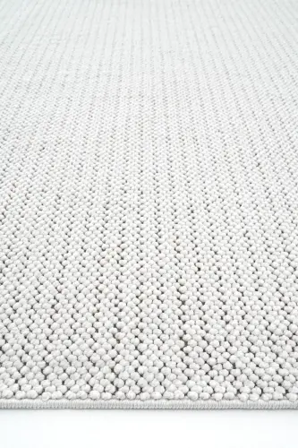 Mikasa Mks Plain Beyaz Yumuşak Dokulu Halı Kilim Salon Koridor Kesme Yolluk Dokuma Makine Halısı - Beyaz - 7