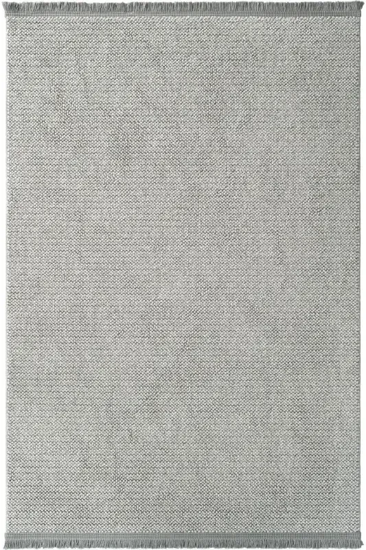 Mikasa Mks Plain Gri Yumuşak Dokulu Halı Kilim Salon Koridor Kesme Yolluk Dokuma Makine Halısı-Gri - 4