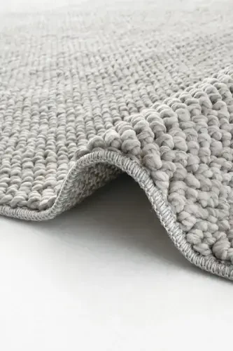 Mikasa Mks Plain Grey Soft Touch Carpet Rug Living Room Hallway Cut Runner Woven Machine Carpet-Grey - 1