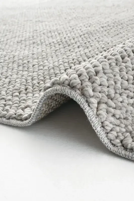 Mikasa Mks Plain Grey Soft Touch Carpet Rug Living Room Hallway Cut Runner Woven Machine Carpet-Grey - COOL HALI