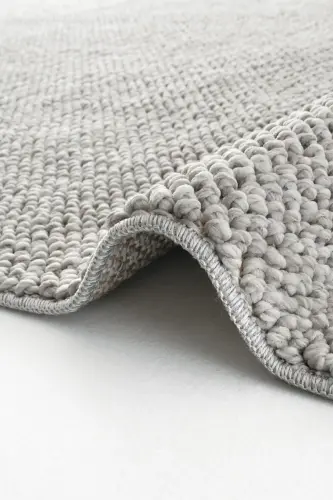 Mikasa Mks Plain Grey Soft Touch Carpet Rug Living Room Hallway Cut Runner Woven Machine Carpet-Grey - 5