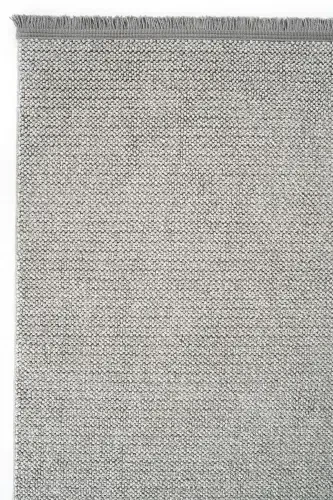 Mikasa Mks Plain Gri Yumuşak Dokulu Halı Kilim Salon Koridor Kesme Yolluk Dokuma Makine Halısı-Gri - 6