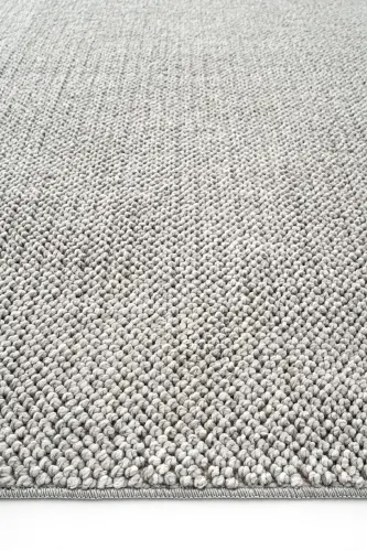 Mikasa Mks Plain Gri Yumuşak Dokulu Halı Kilim Salon Koridor Kesme Yolluk Dokuma Makine Halısı-Gri - 6