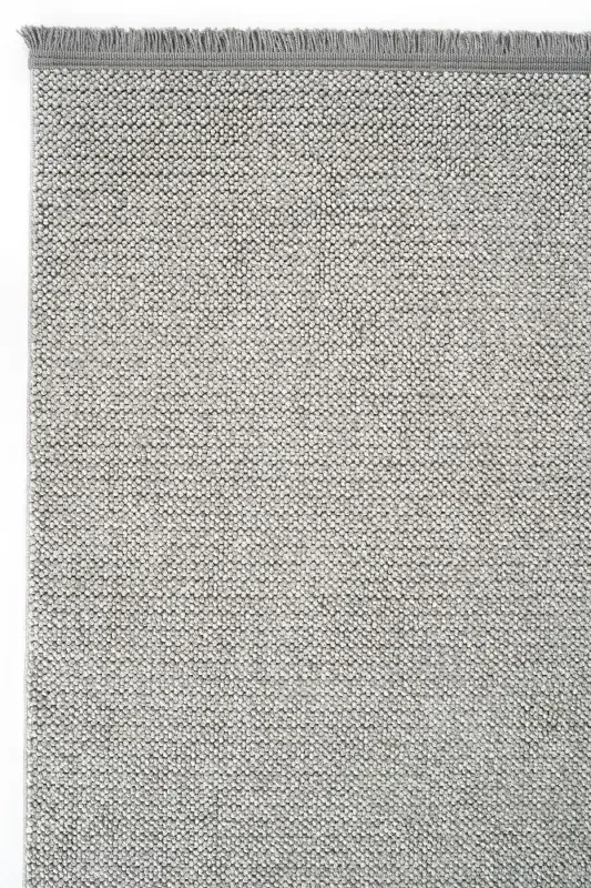 Mikasa Mks Plain Kulrang Yumshoq Dokulu Gilam Kilim Salon Koridor Kesma Yo'lak To'quv Mashina Gilami-Kulrang - 6