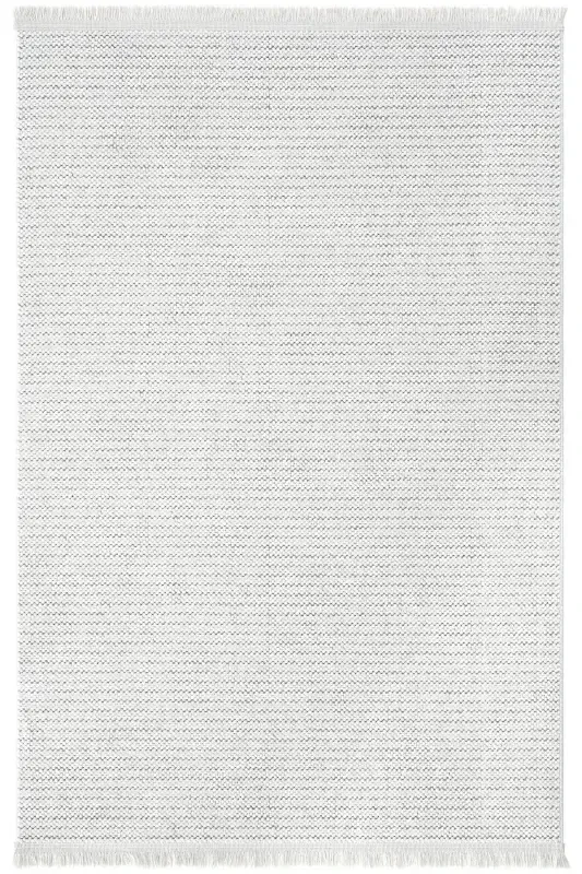 Mikasa Mks Plain White Soft Touch Carpet Rug Living Room Hallway Cut Runner Woven Machine Carpet-White - 3