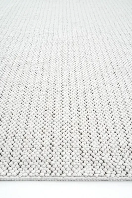 Mikasa Mks Plain White Soft Touch Carpet Rug Living Room Hallway Cut Runner Woven Machine Carpet-White - 7