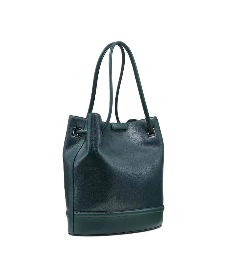 Mıknatıslı Çıtçıtlı Ash Tote - Koyugün Yeşili - 3