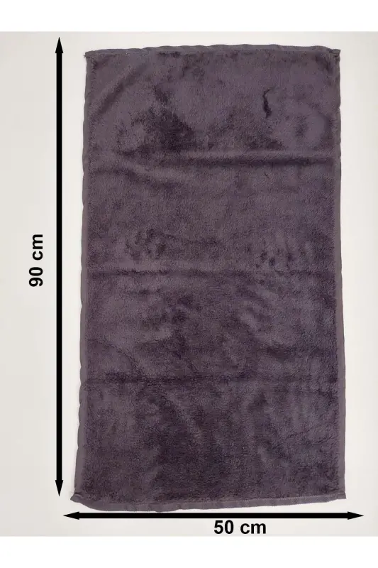 12'li Mikrofiber Kuaför Havlusu Siyah 50x90 | Boya Tutmayan Profesyonel Havlu Seti-Siyah - 4