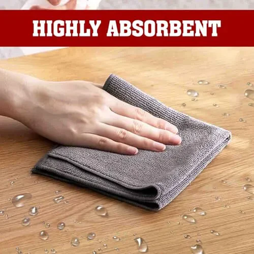 Microfiber Cleaning Cloths - 5 Pack, 16