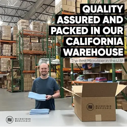 Microfiber Cleaning Wholesale Cloths (48 Pack) | Size 12