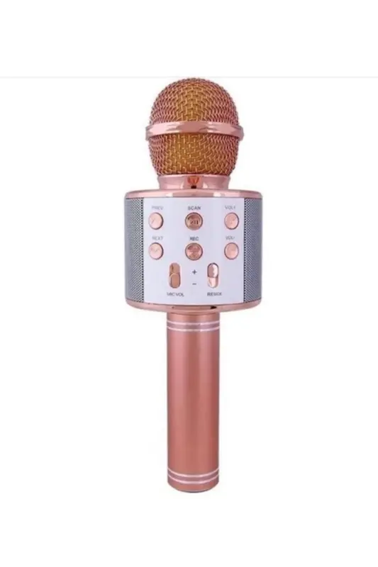 Mikrofon Aux Usb Va Sd Karta Kirishli Bluetooth (ws-858)-Rangli - 2