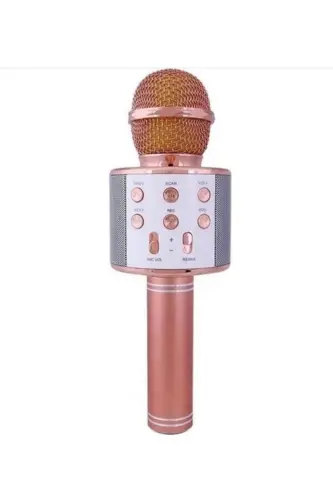 Mikrofon Aux Usb Ve Sd Kart Girişli Bluetooth (ws-858) - Renkli - HANDHELD (1)