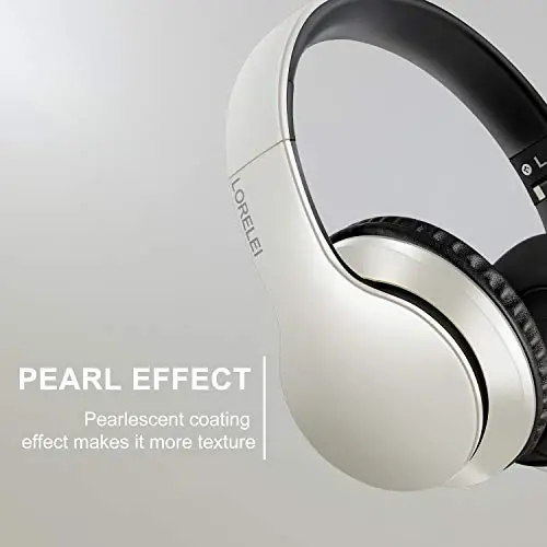 LORELEI X6 Over-Ear Headphones With Microphone, Lightweight Foldable & Portable Stereo Bass With 1.45M No-Tangle, Wired for Smartphone Tablet MP3/4 - 5