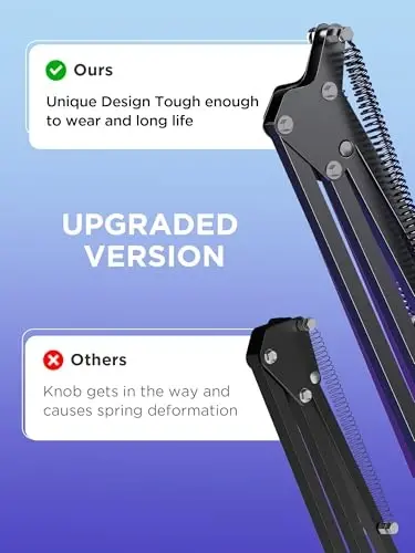 Микрофонная стойка InnoGear Boom Arm для Blue Yeti HyperX QuadCast SoloCast Snowball Fifine Shure SM7B и других микрофонов, средняя - 5