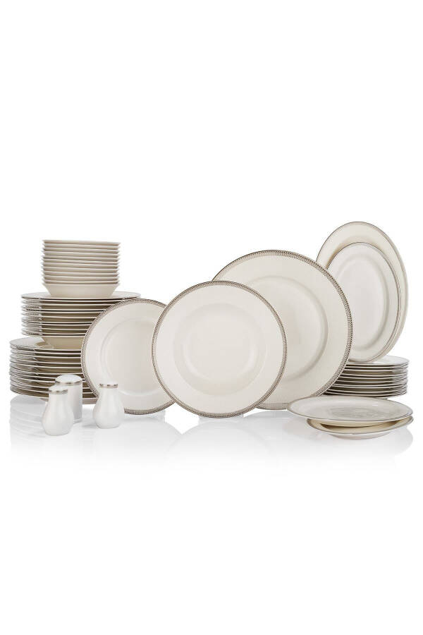 Mila Dinner Set - 56 Pieces - Platinum 01 - 6