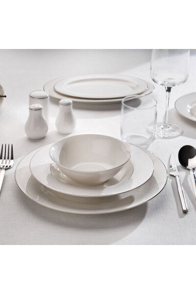 Mila Dinner Set - 56 Pieces - Platinum02 - 2