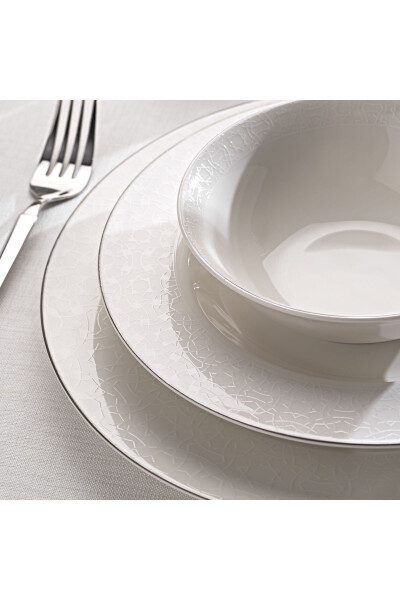 Mila Dinner Set - 56 Pieces - Platinum02 - 4