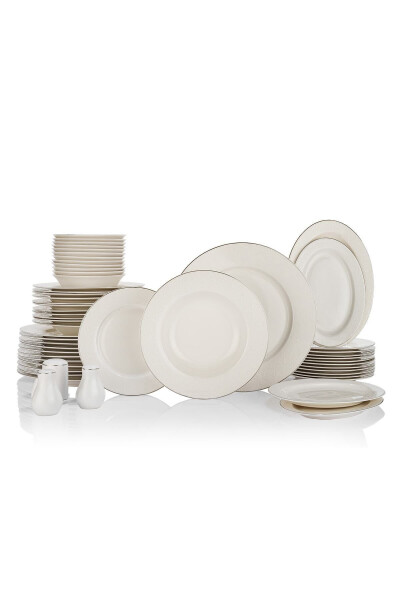 Mila Dinner Set - 56 Pieces - Platinum02 - 5