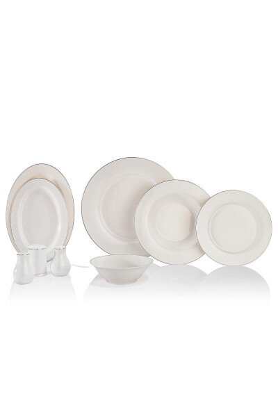 Mila Dinner Set - 56 Pieces - Platinum02 - 6