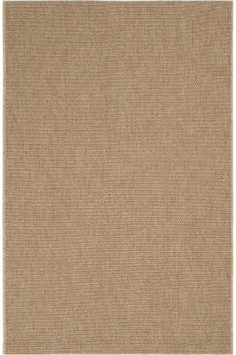 Milan 664 Beige Wicker Textured Rug Kilim Living Room Kitchen Corridor Cut Runner Woven Machine Carpet-Beige 1 - 1