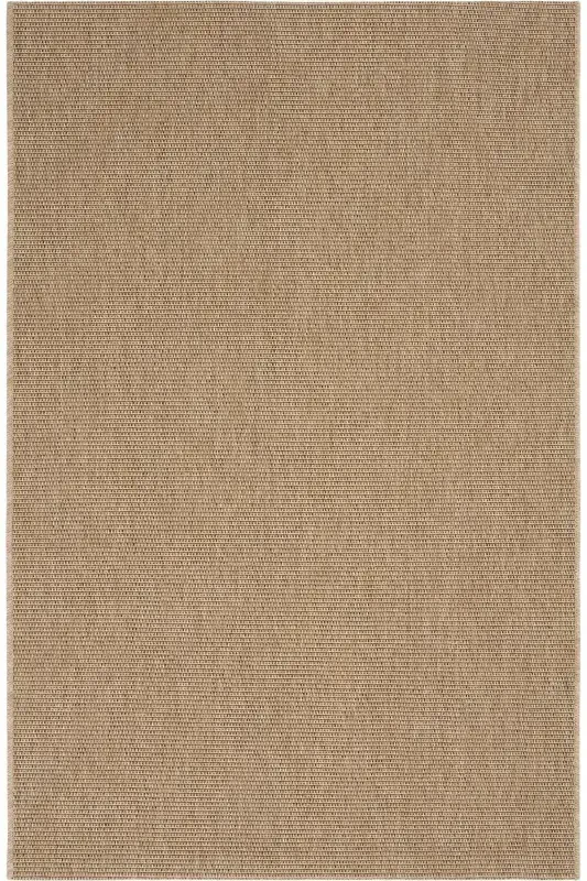 Milan 664 Beige Wicker Textured Rug Kilim Living Room Kitchen Corridor Cut Runner Woven Machine Carpet-Beige 1 - 1